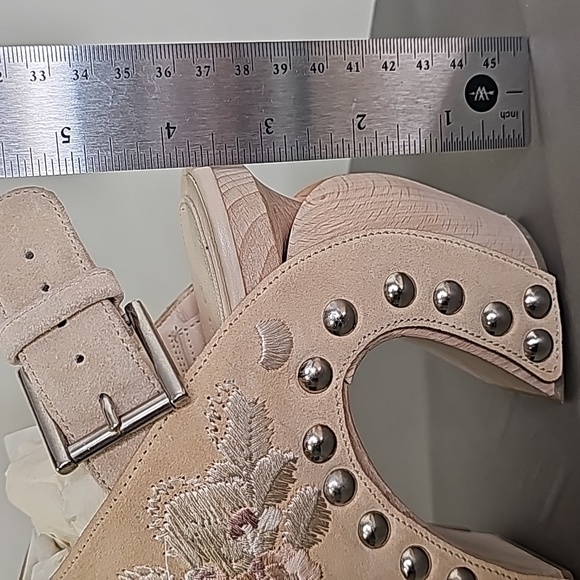 Alexander Mcqueen Sandal Pelle S.Gomma Calico 161 Heels - Picture 12 of 13